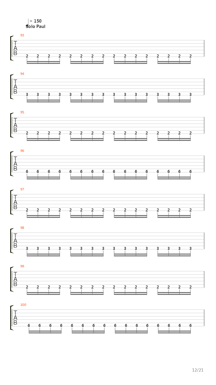 Flattening Of Emotions吉他谱