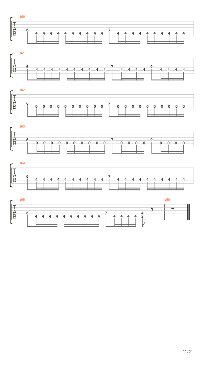 Flattening Of Emotions吉他谱