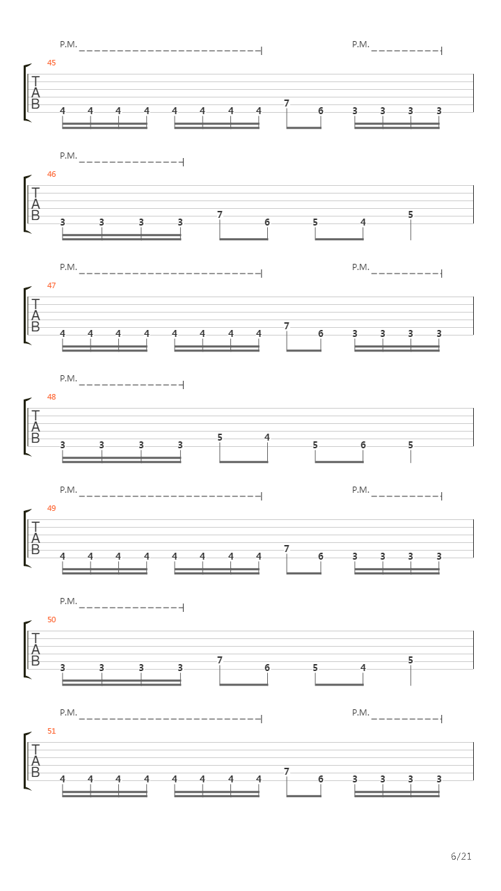 Flattening Of Emotions吉他谱