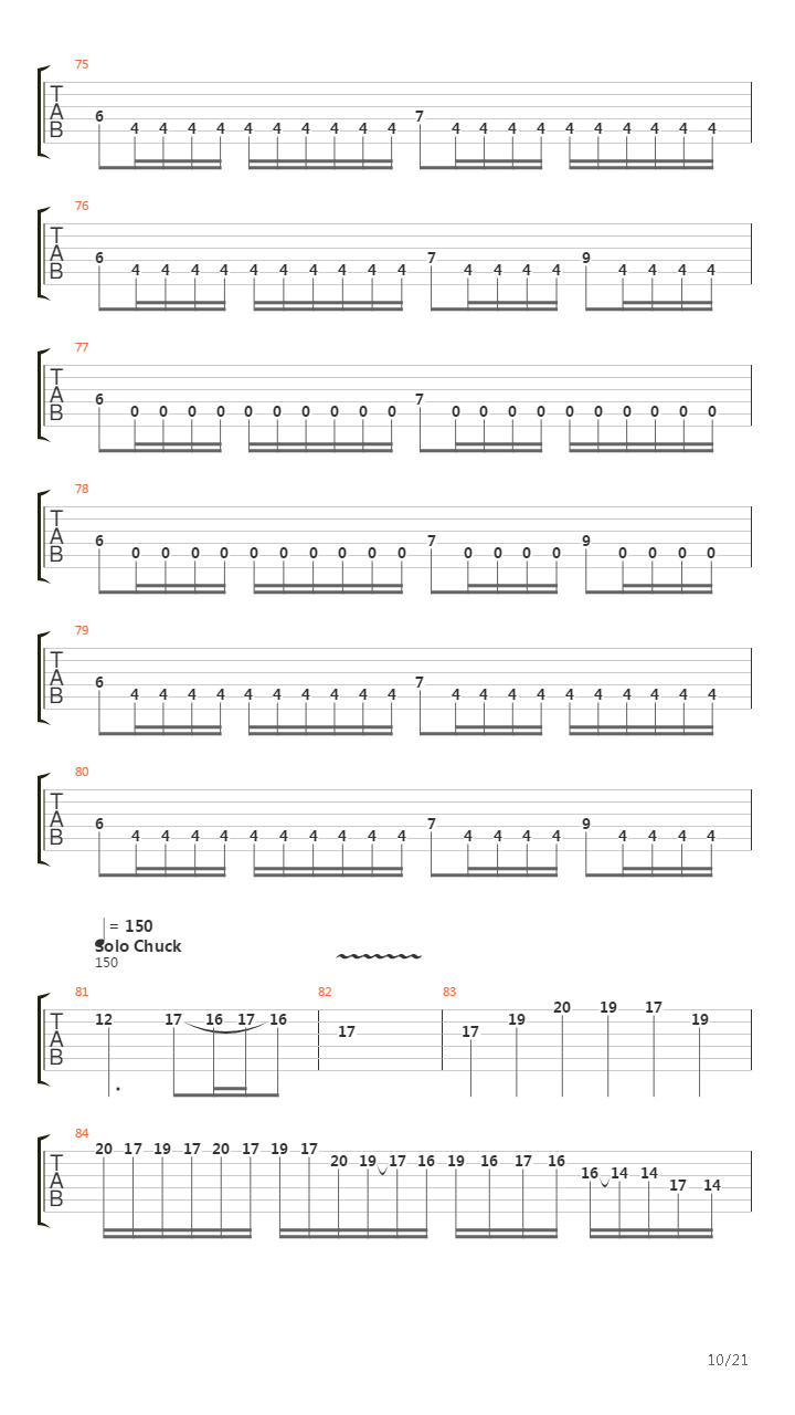 Flattening Of Emotions吉他谱