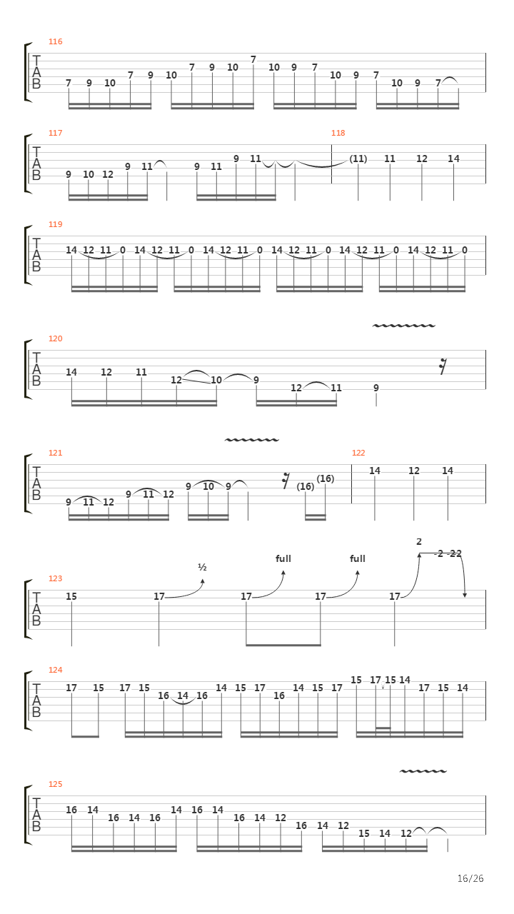 Forgotten Past吉他谱