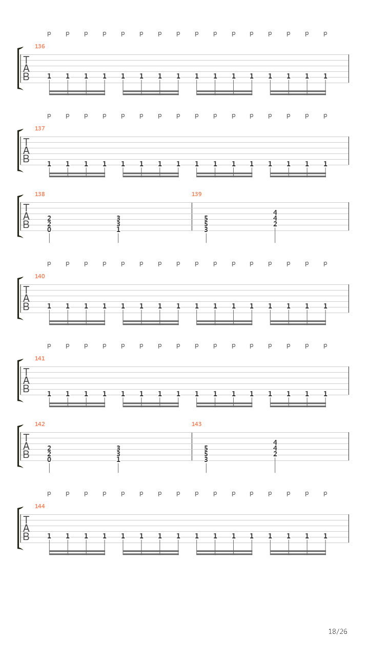 Forgotten Past吉他谱