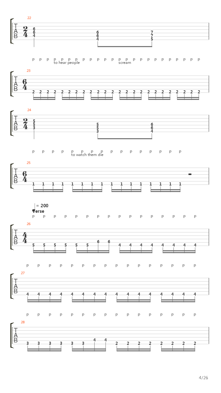 Forgotten Past吉他谱