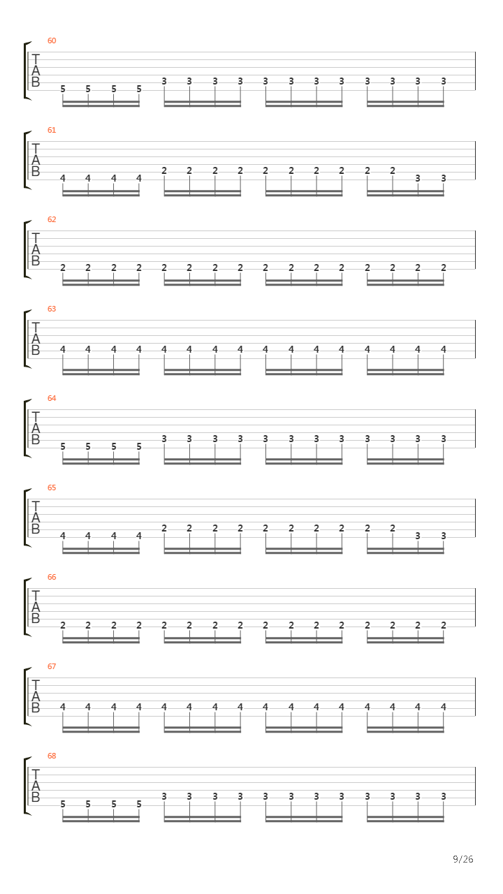 Forgotten Past吉他谱