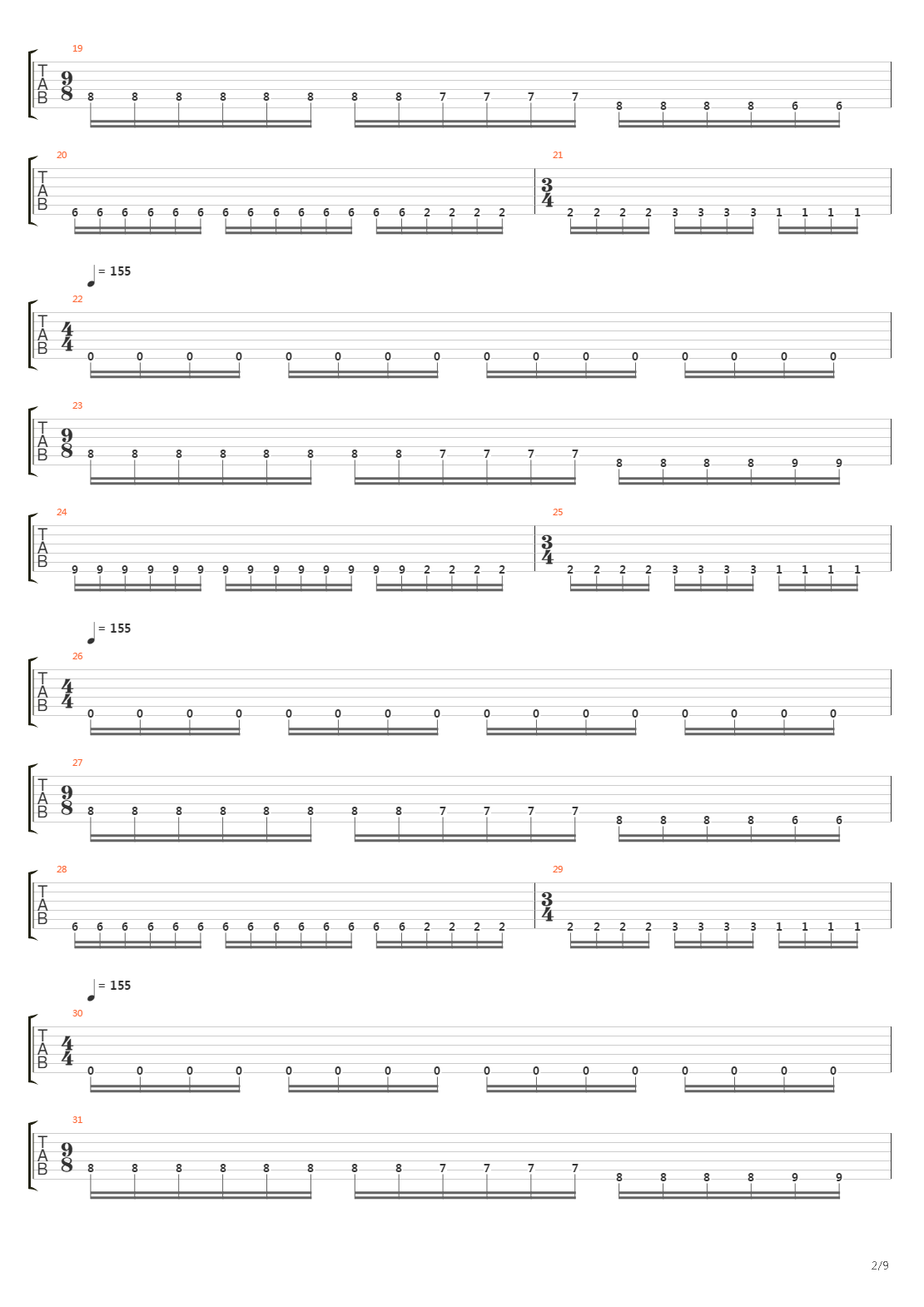 Genetic Reconstruction吉他谱