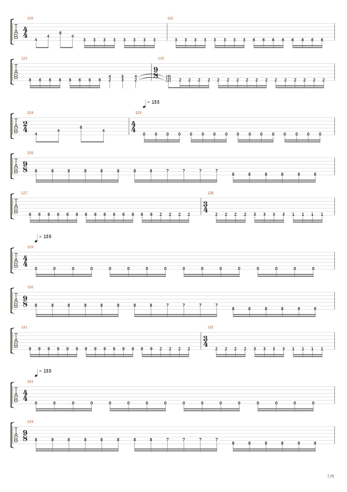 Genetic Reconstruction吉他谱