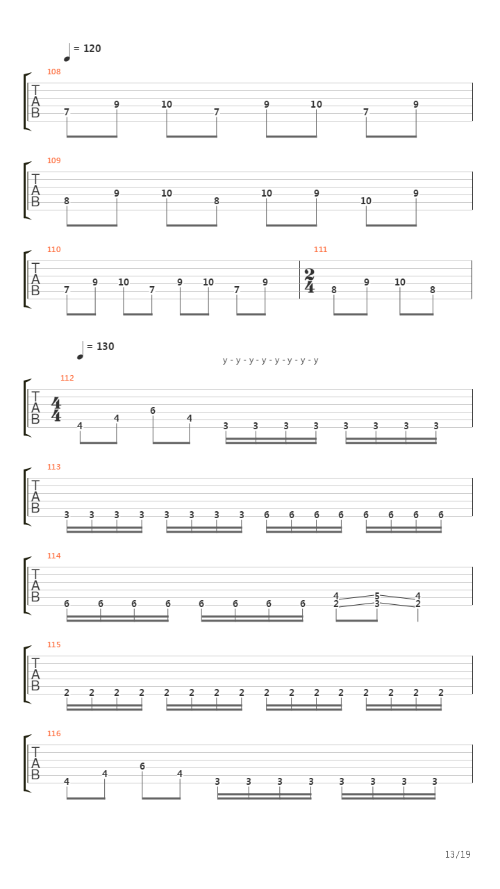 Genetic Reconstructoin吉他谱