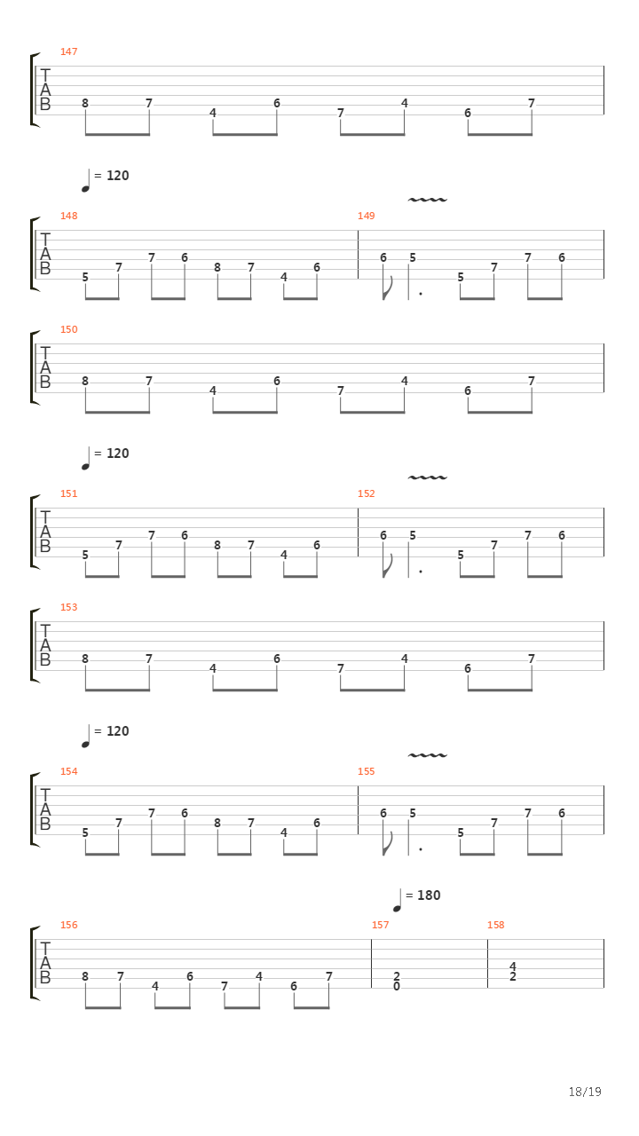 Genetic Reconstructoin吉他谱