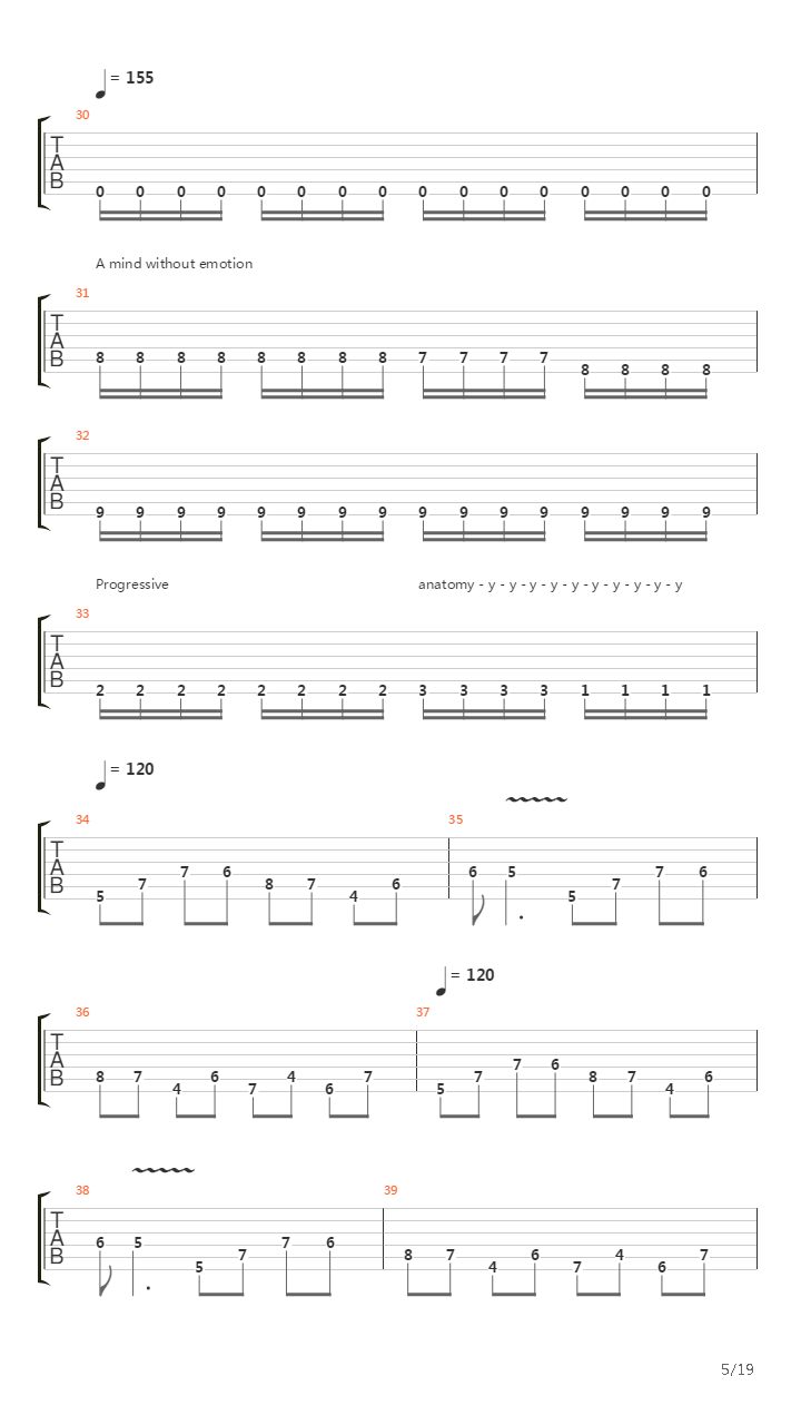 Genetic Reconstructoin吉他谱