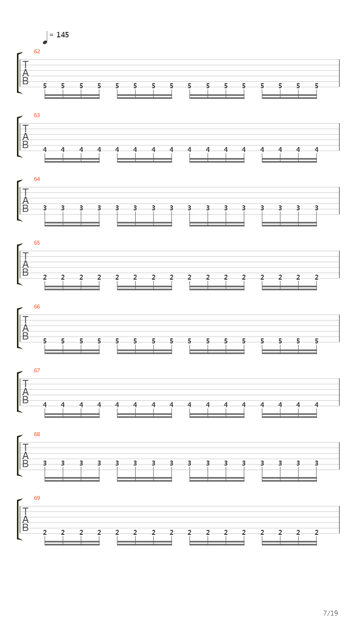 Genetic Reconstructoin吉他谱