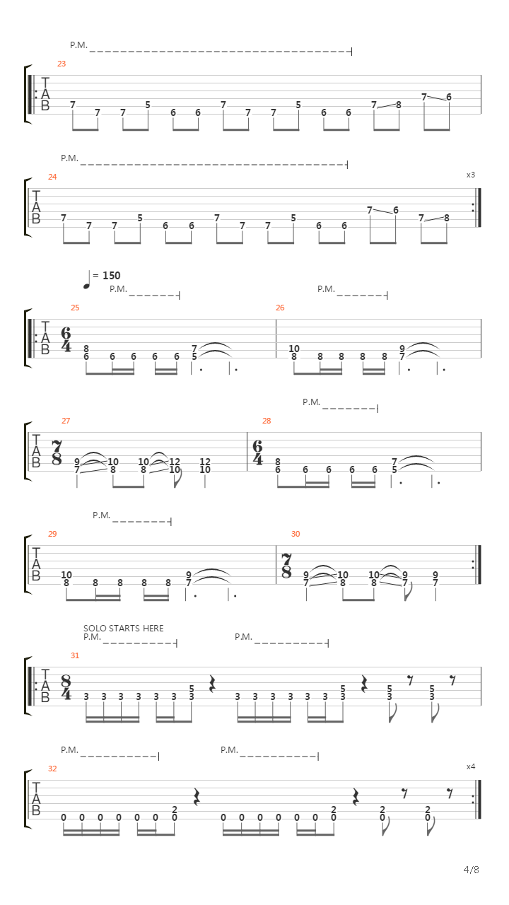 Individual Thought Patterns吉他谱