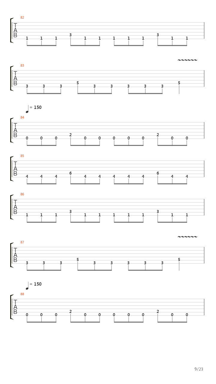 Left To Die吉他谱