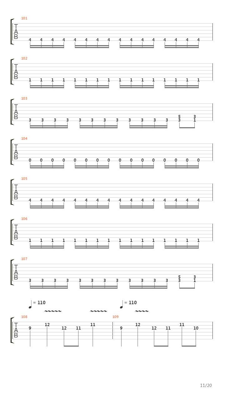 Leprosy吉他谱