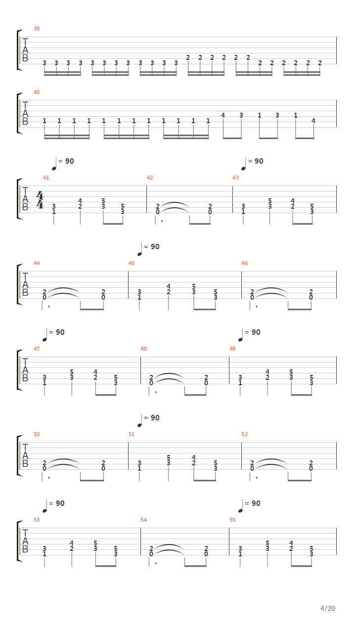 Leprosy吉他谱