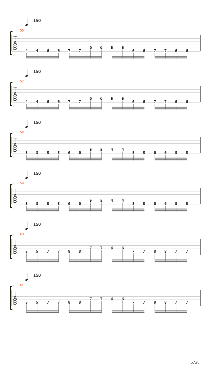 Leprosy吉他谱