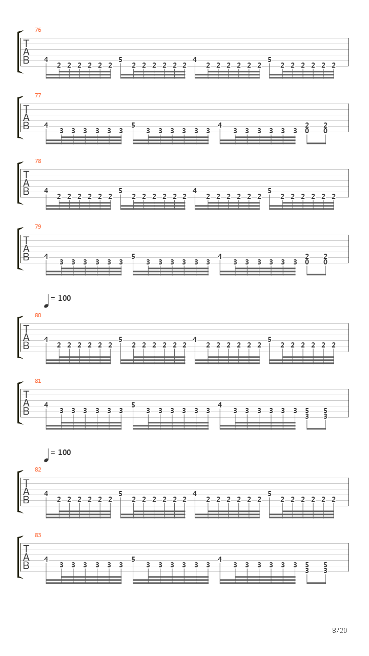 Leprosy吉他谱