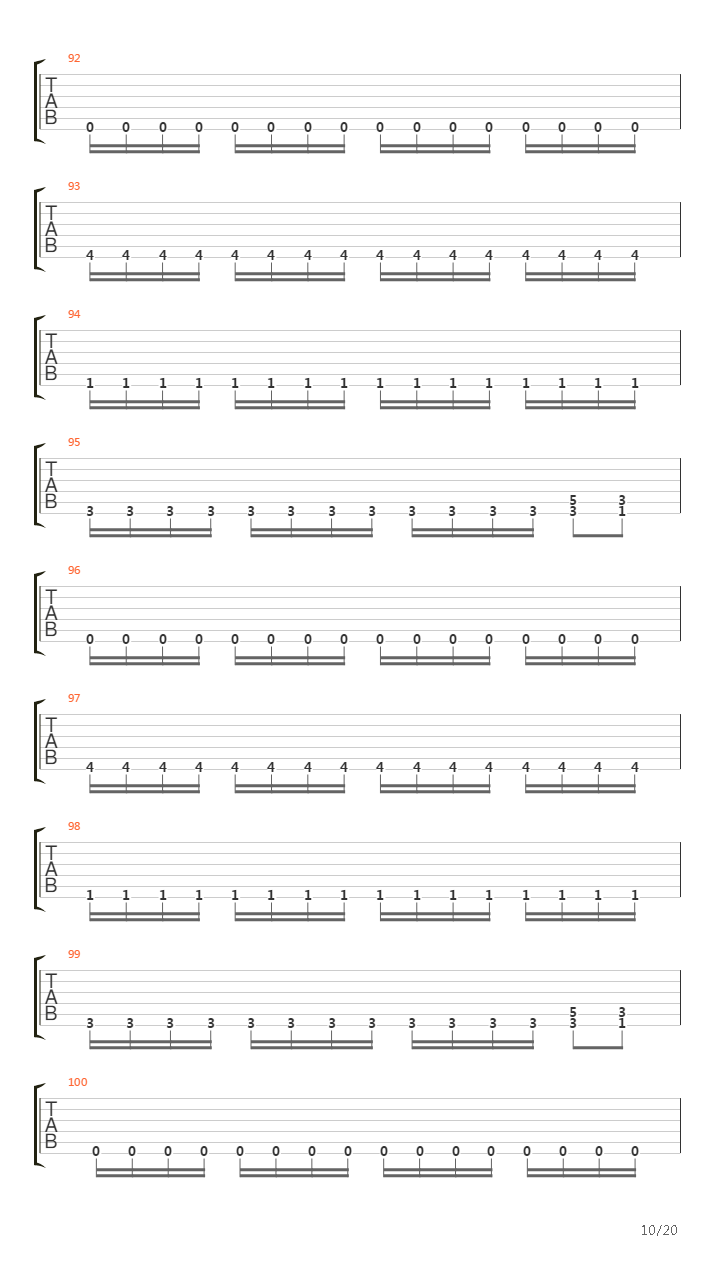 Leprosy吉他谱