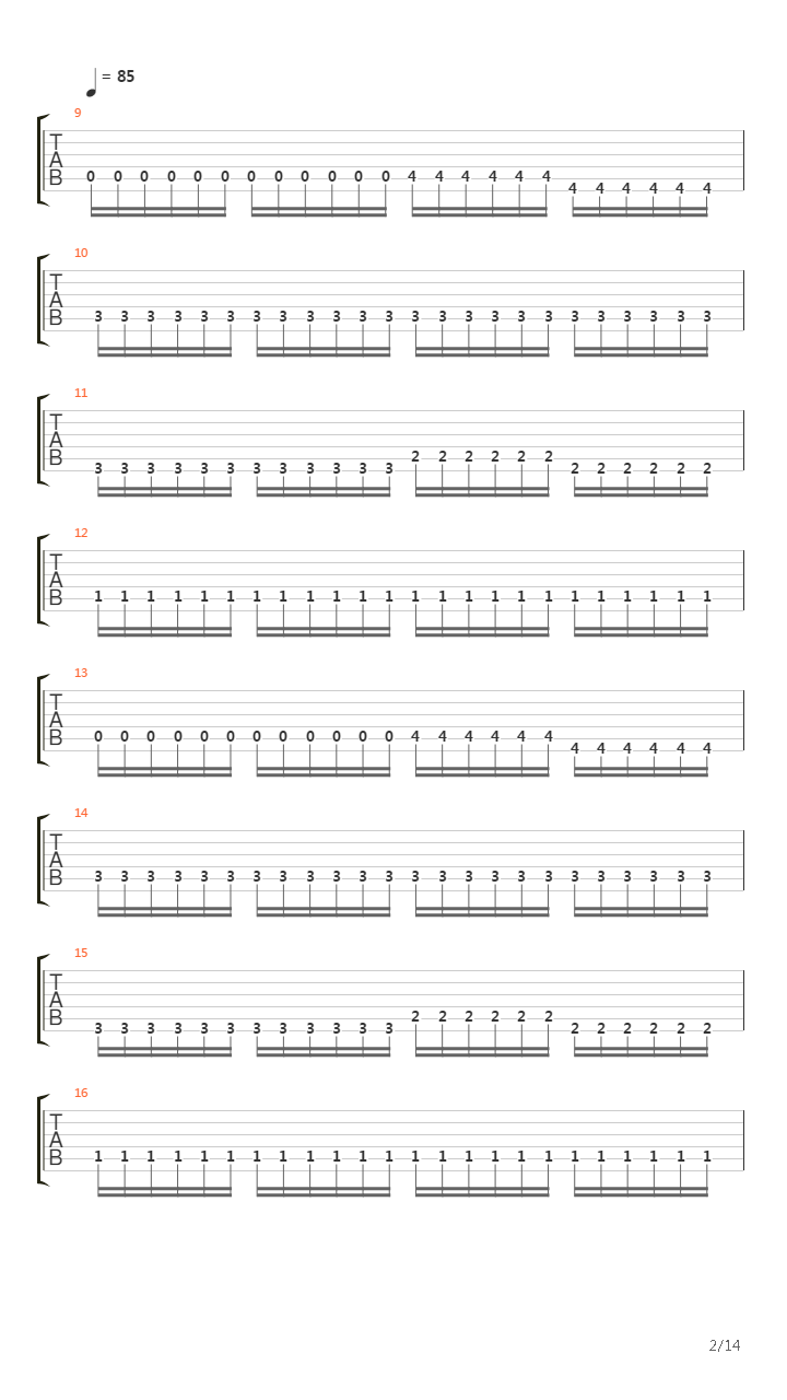 Leprosy吉他谱