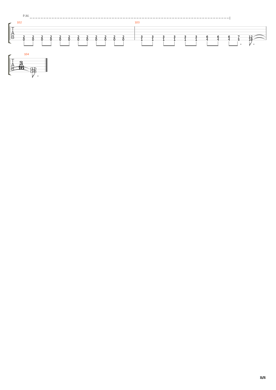 Out Of Touch吉他谱