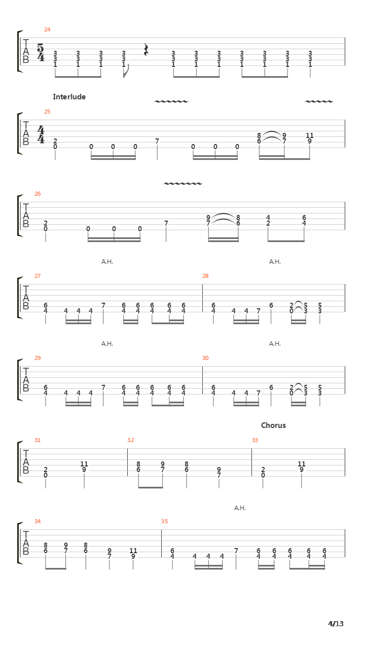 The Philosopher吉他谱