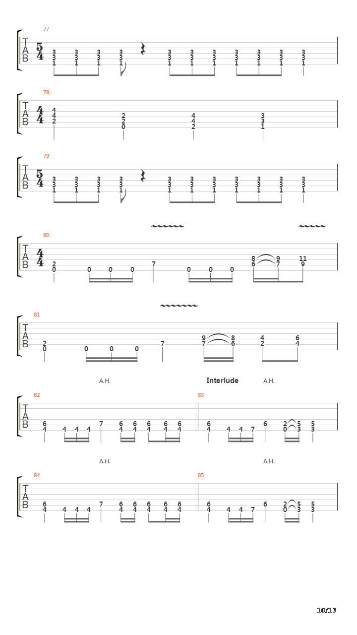 The Philosopher吉他谱