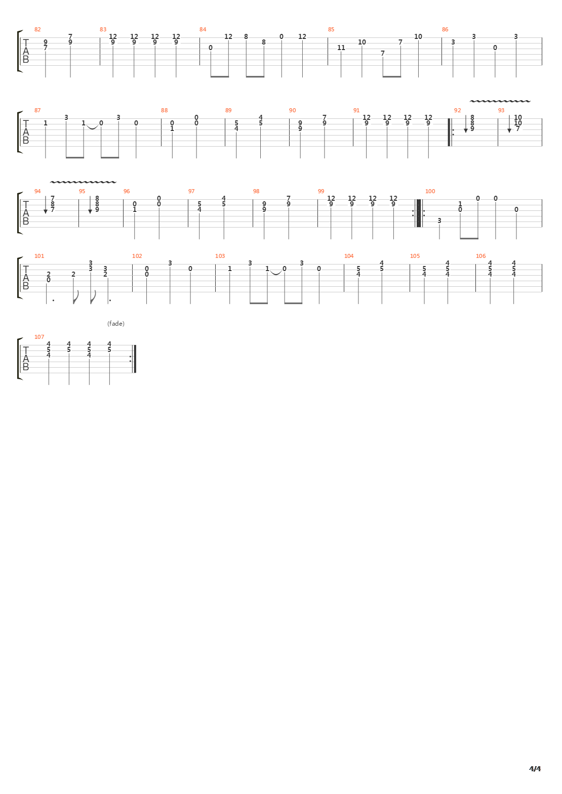 Effigy吉他谱