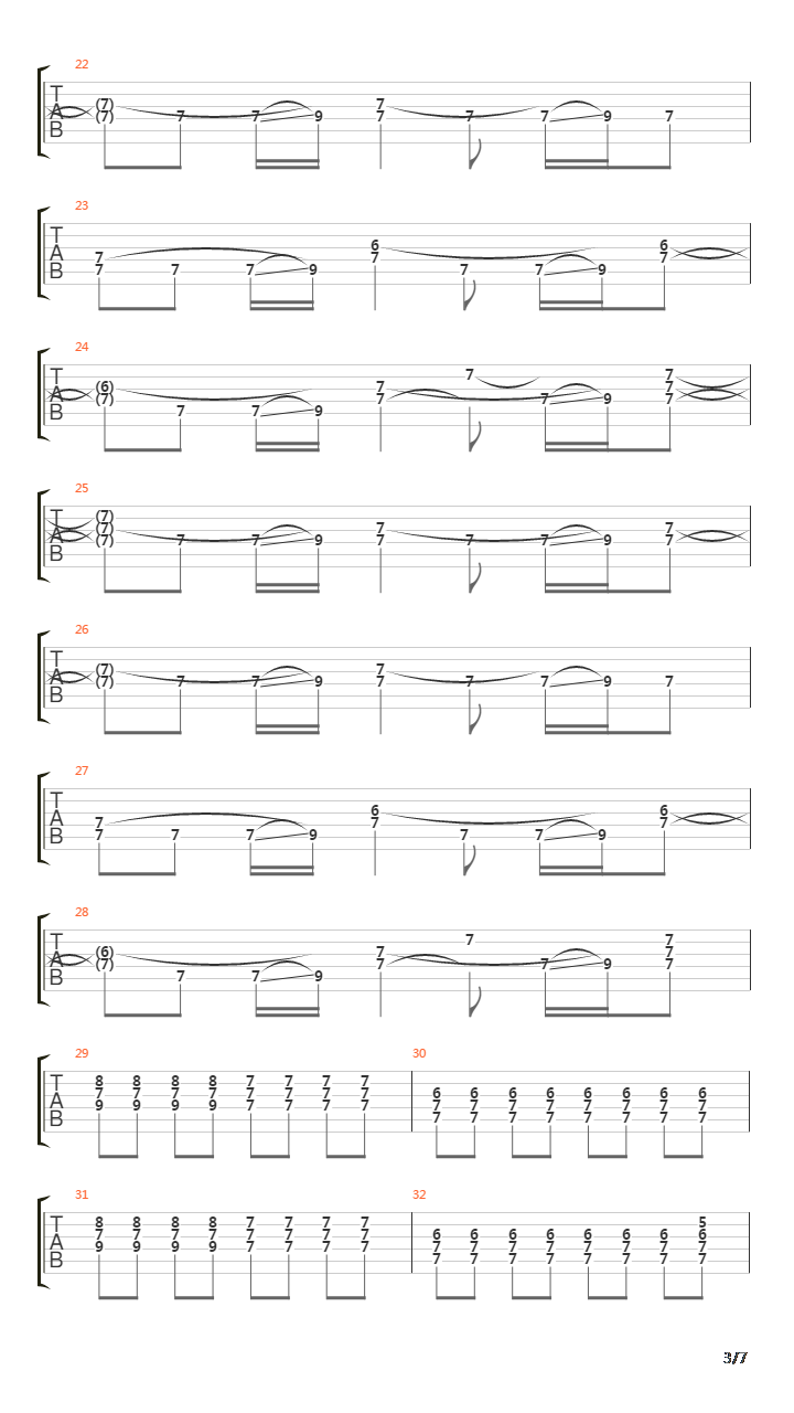 Up Around The Bend吉他谱