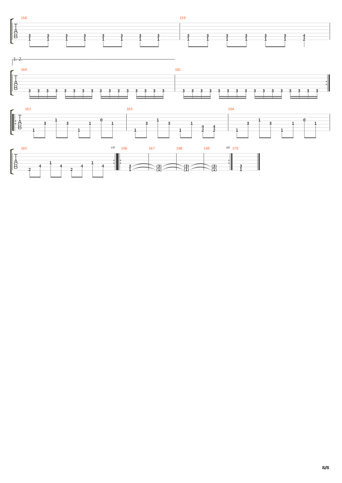 My Journey To The Stars吉他谱