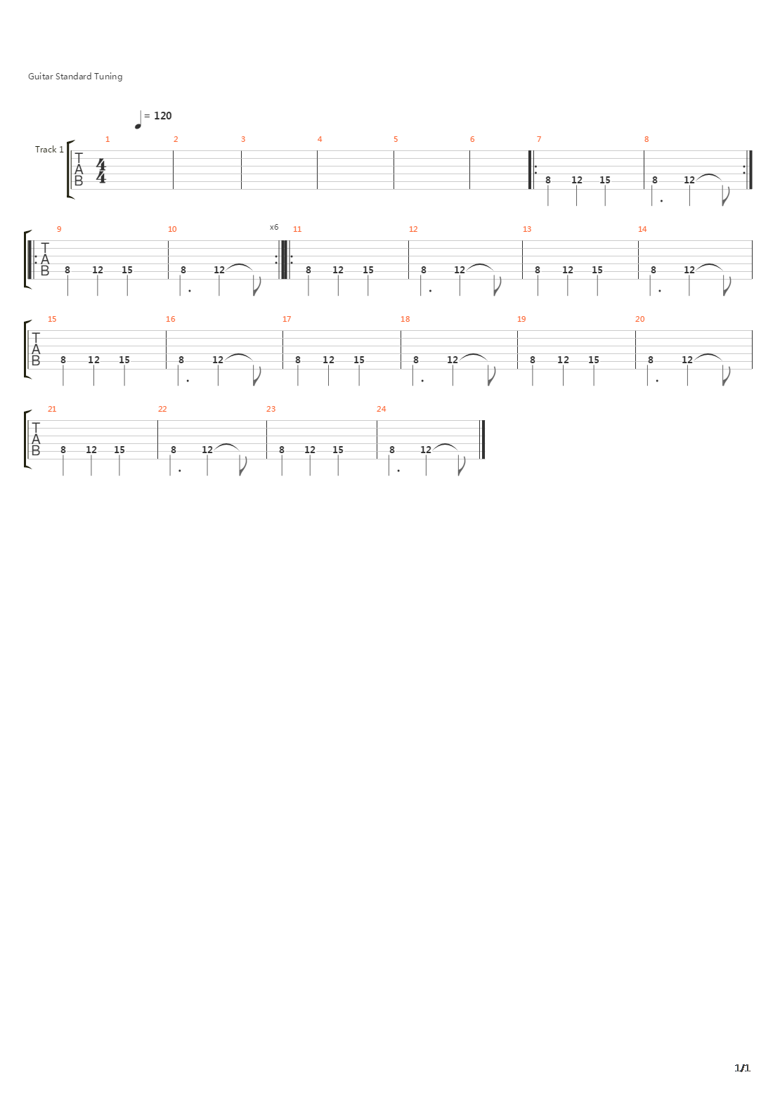 Tomhet吉他谱