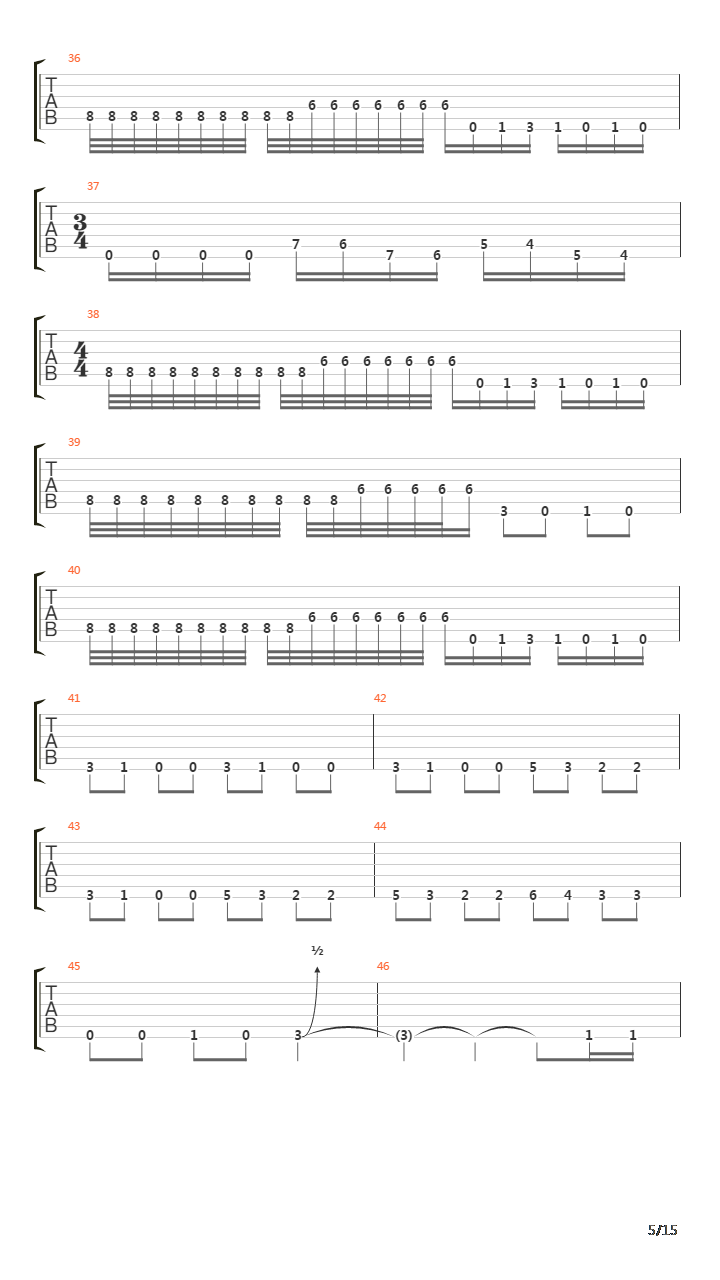 Modern Iconoclast吉他谱