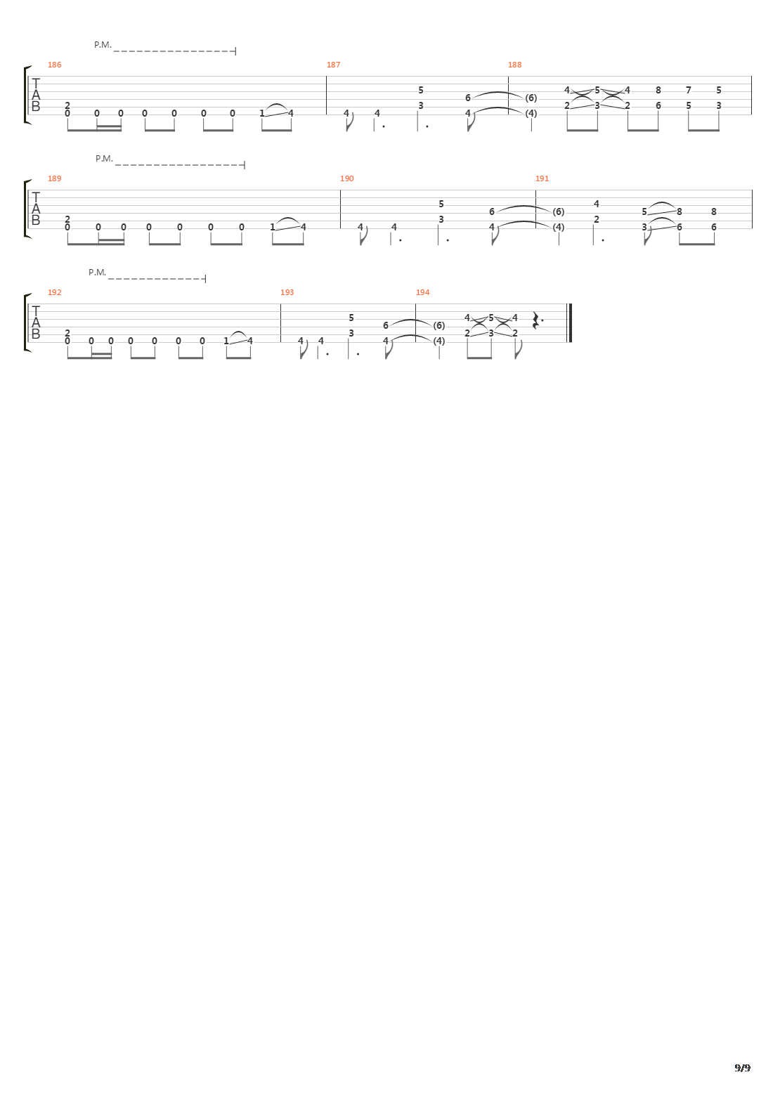 Pan Satyros吉他谱