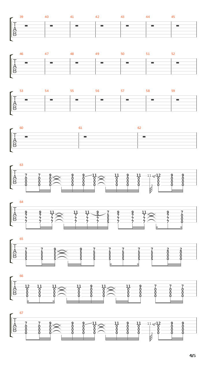 Higher吉他谱