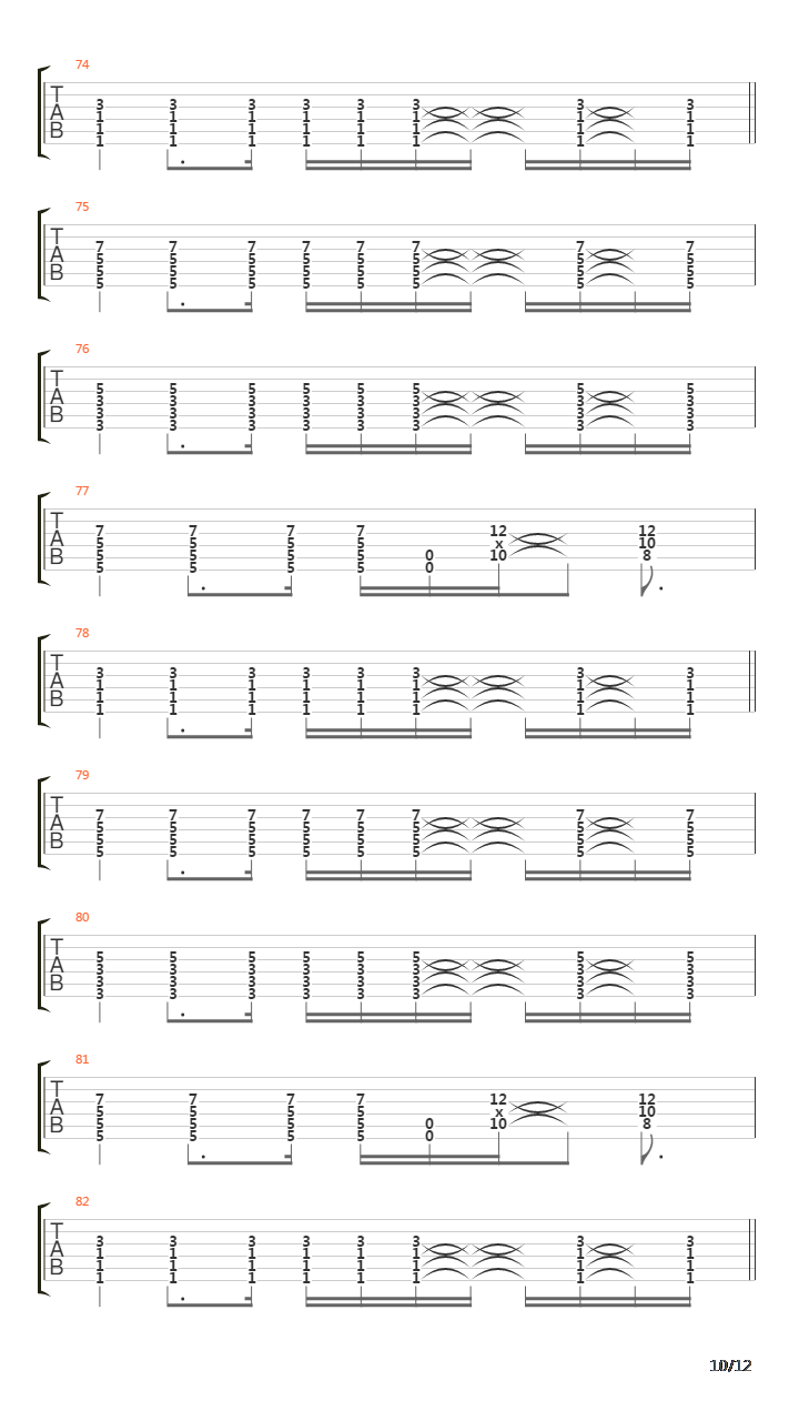 Overcome吉他谱