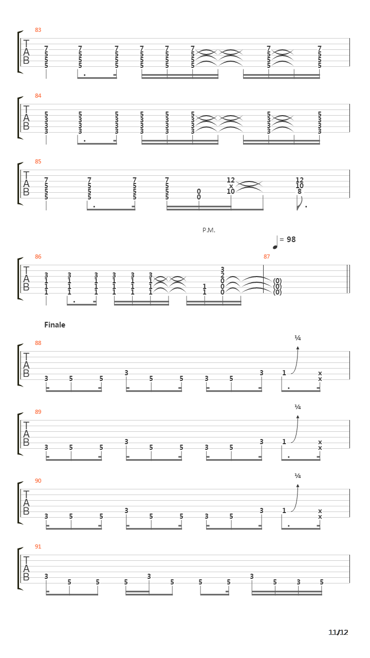 Overcome吉他谱