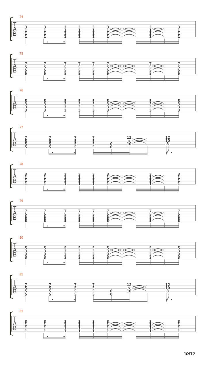 Overcome吉他谱