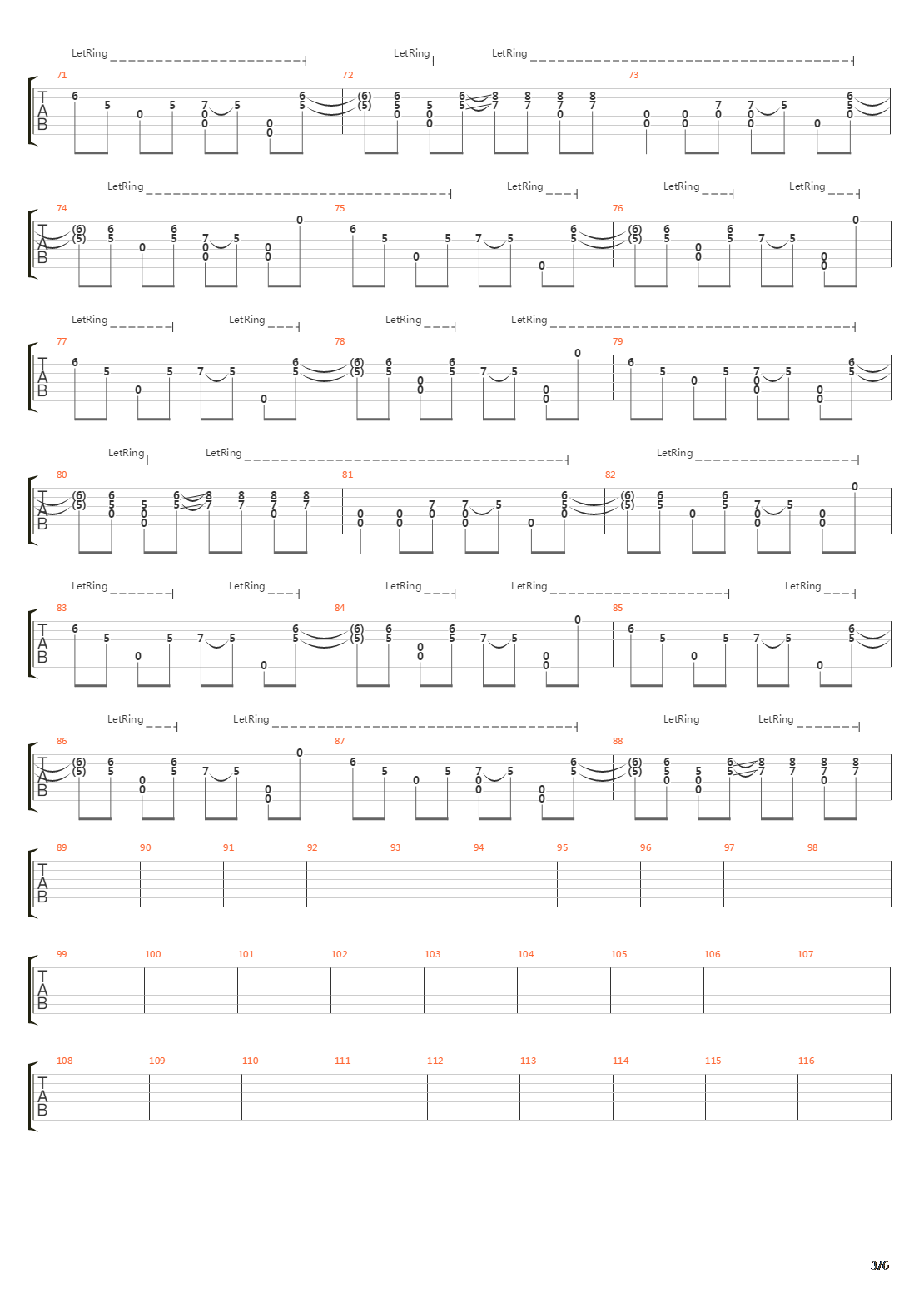 Torn吉他谱