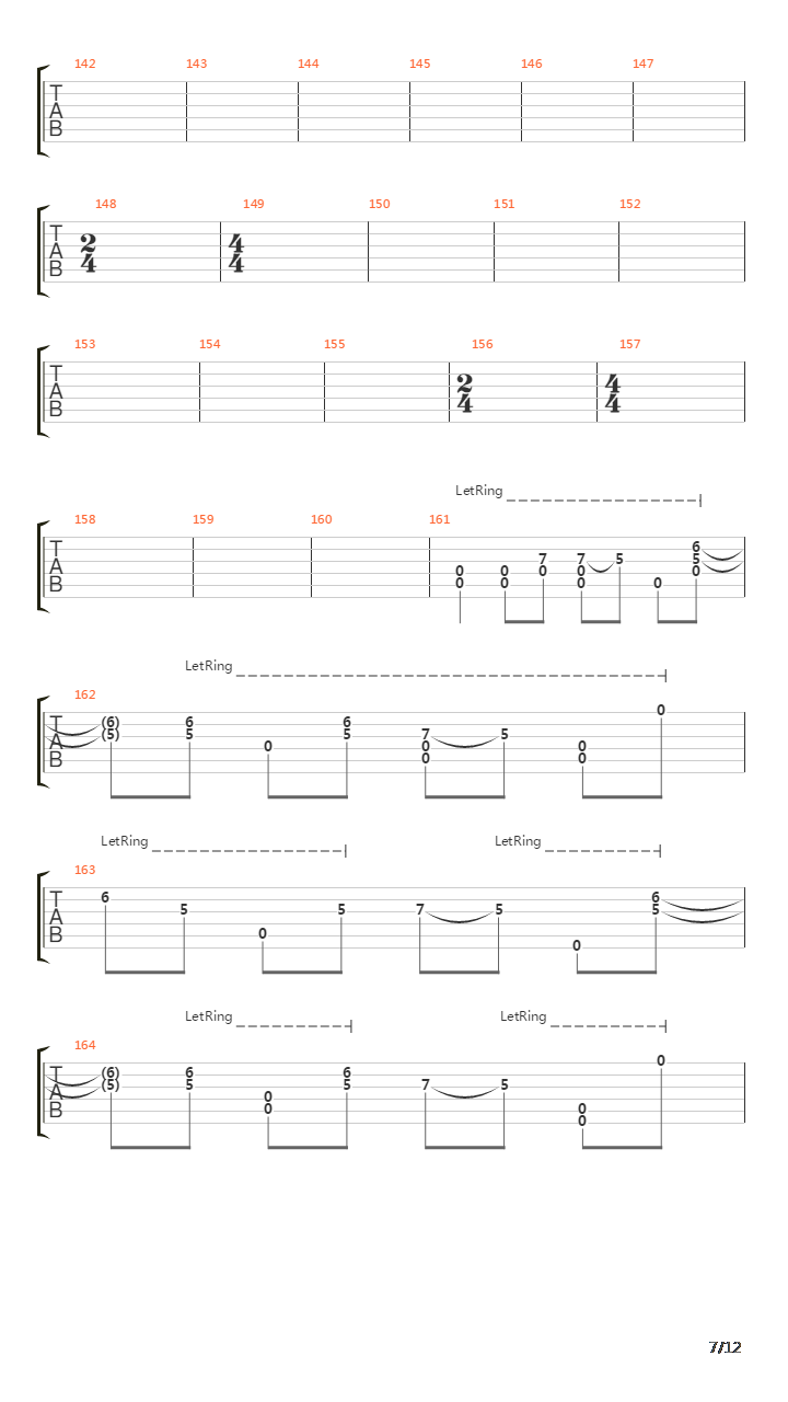 Torn吉他谱