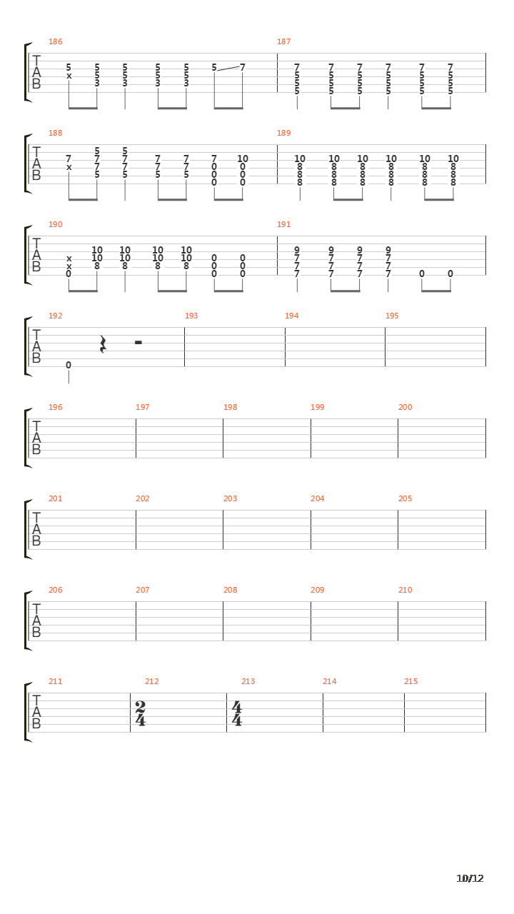 Torn吉他谱