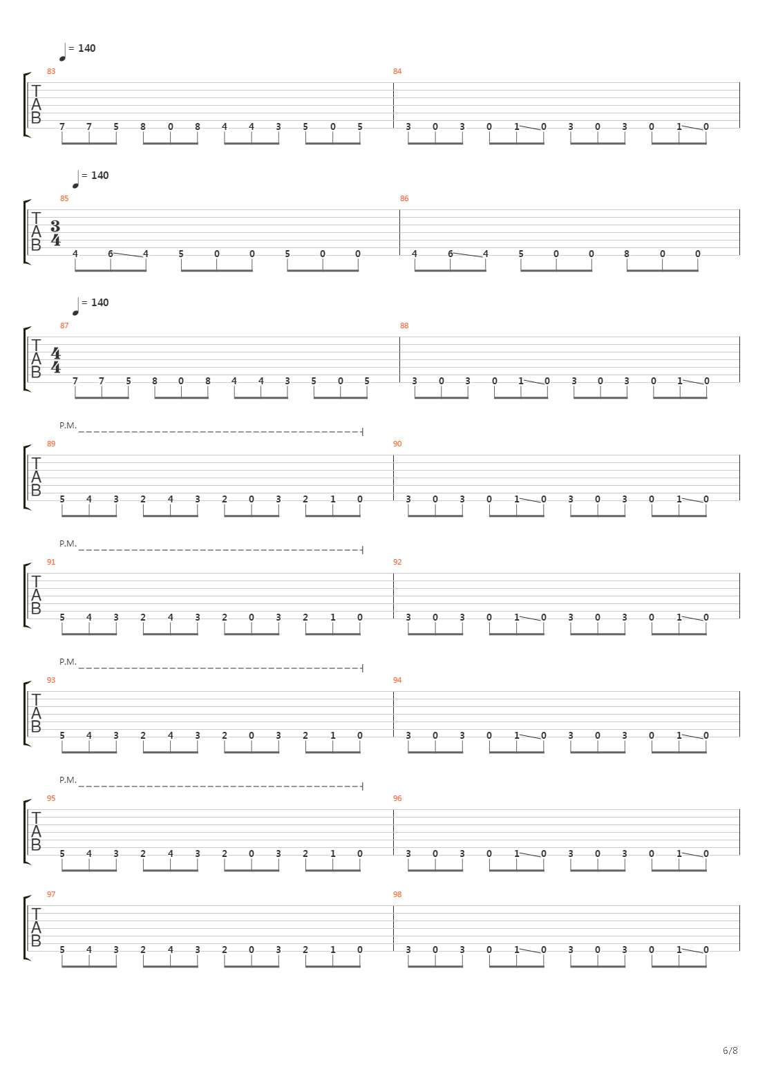 Evidence In The Furnace吉他谱