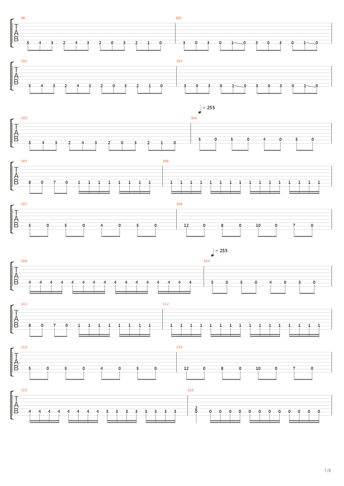 Evidence In The Furnace吉他谱