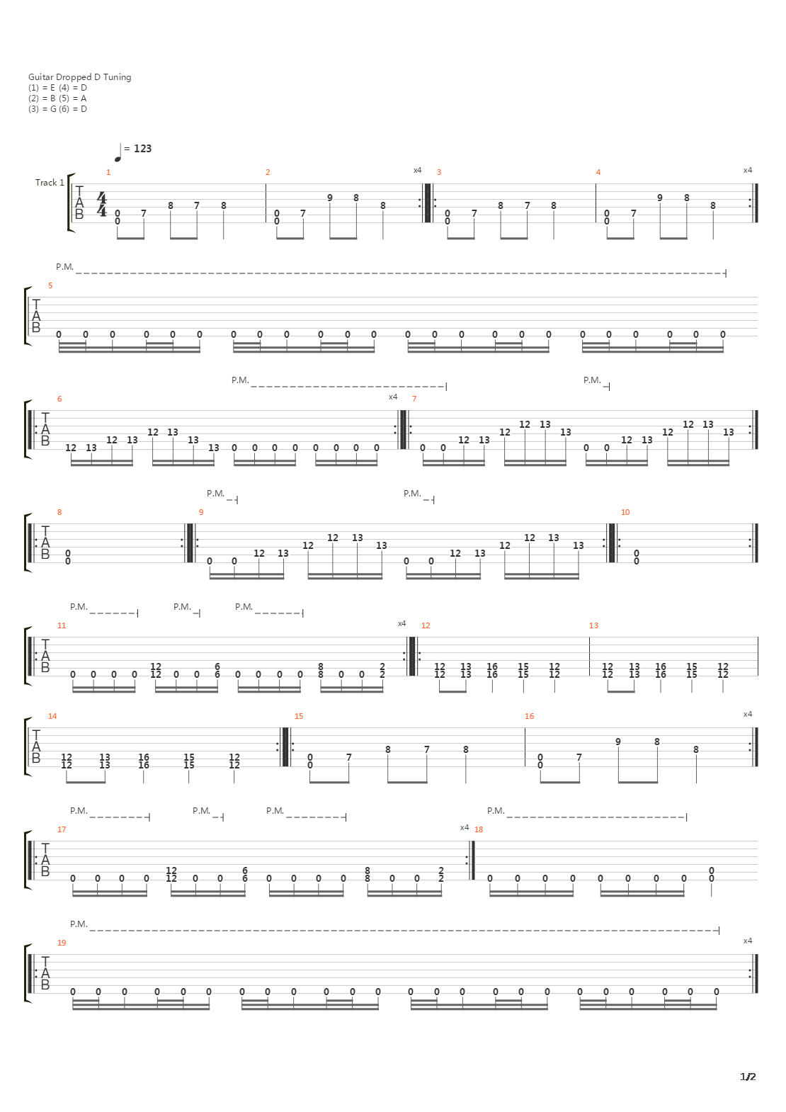 Lynched吉他谱