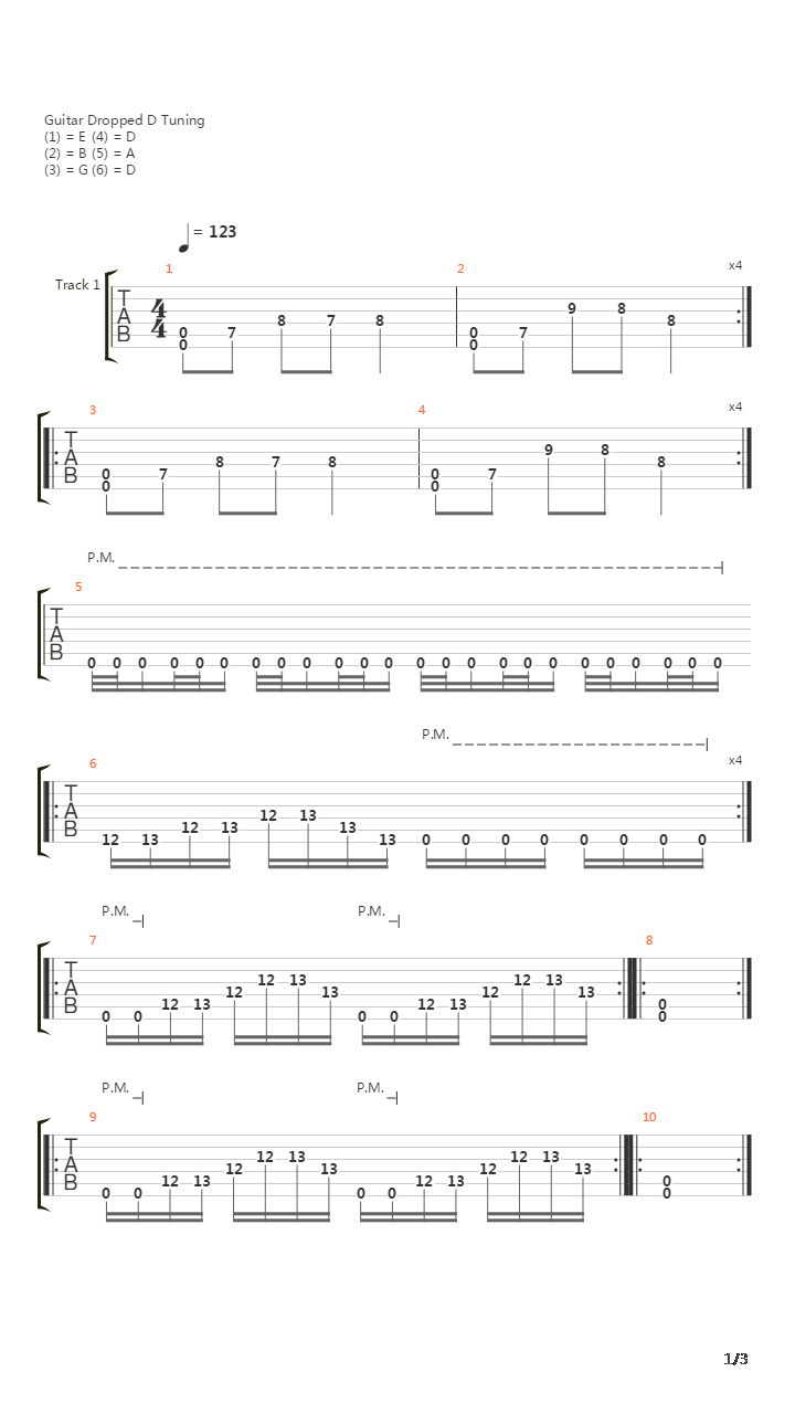 Lynched吉他谱