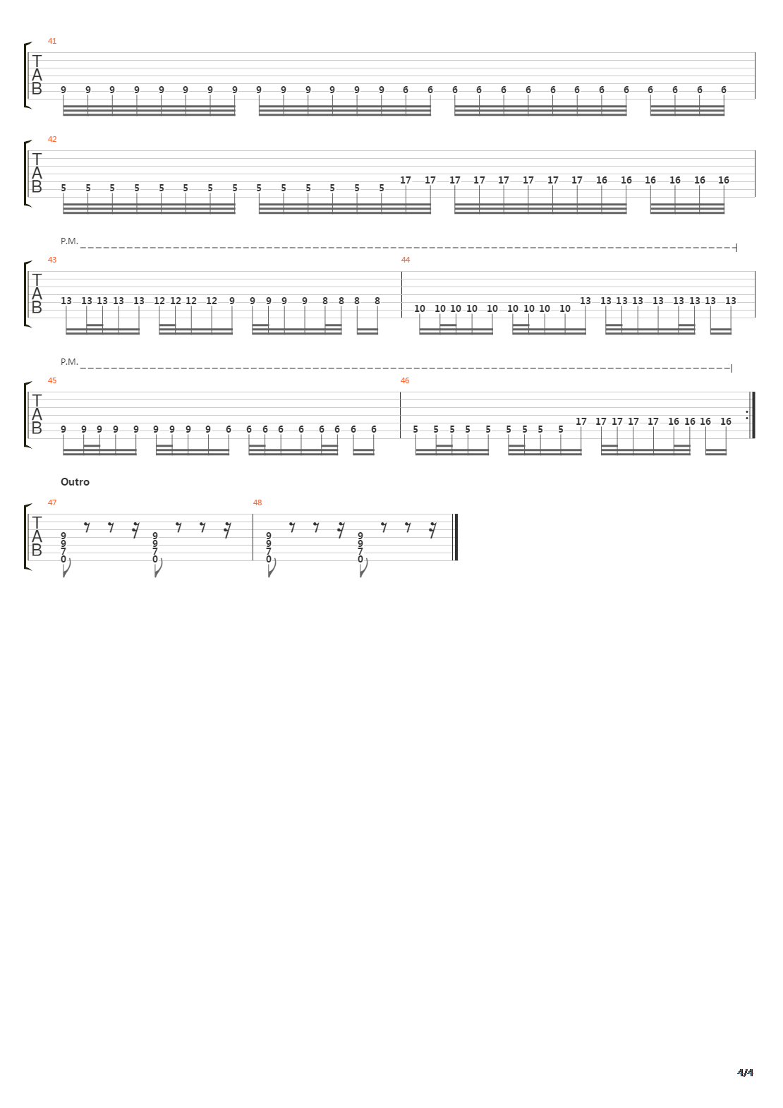 Rabid吉他谱