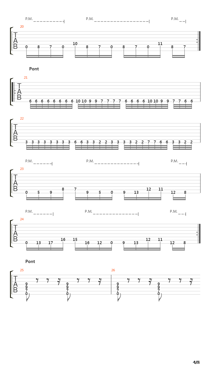 Rabid吉他谱