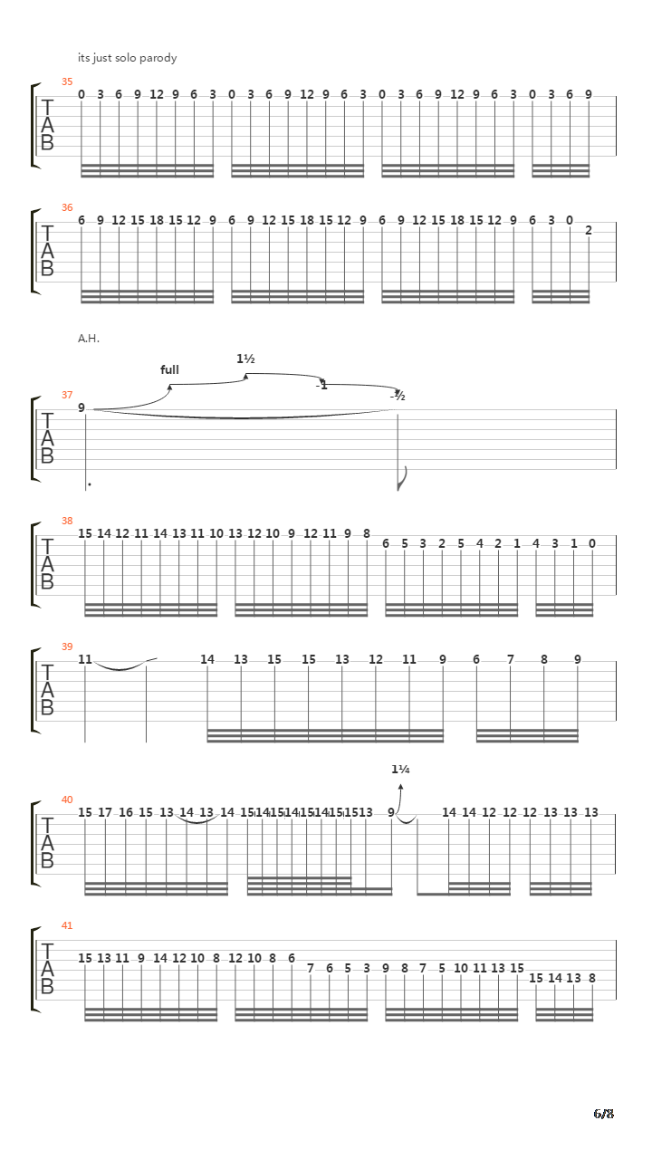 Rabid吉他谱