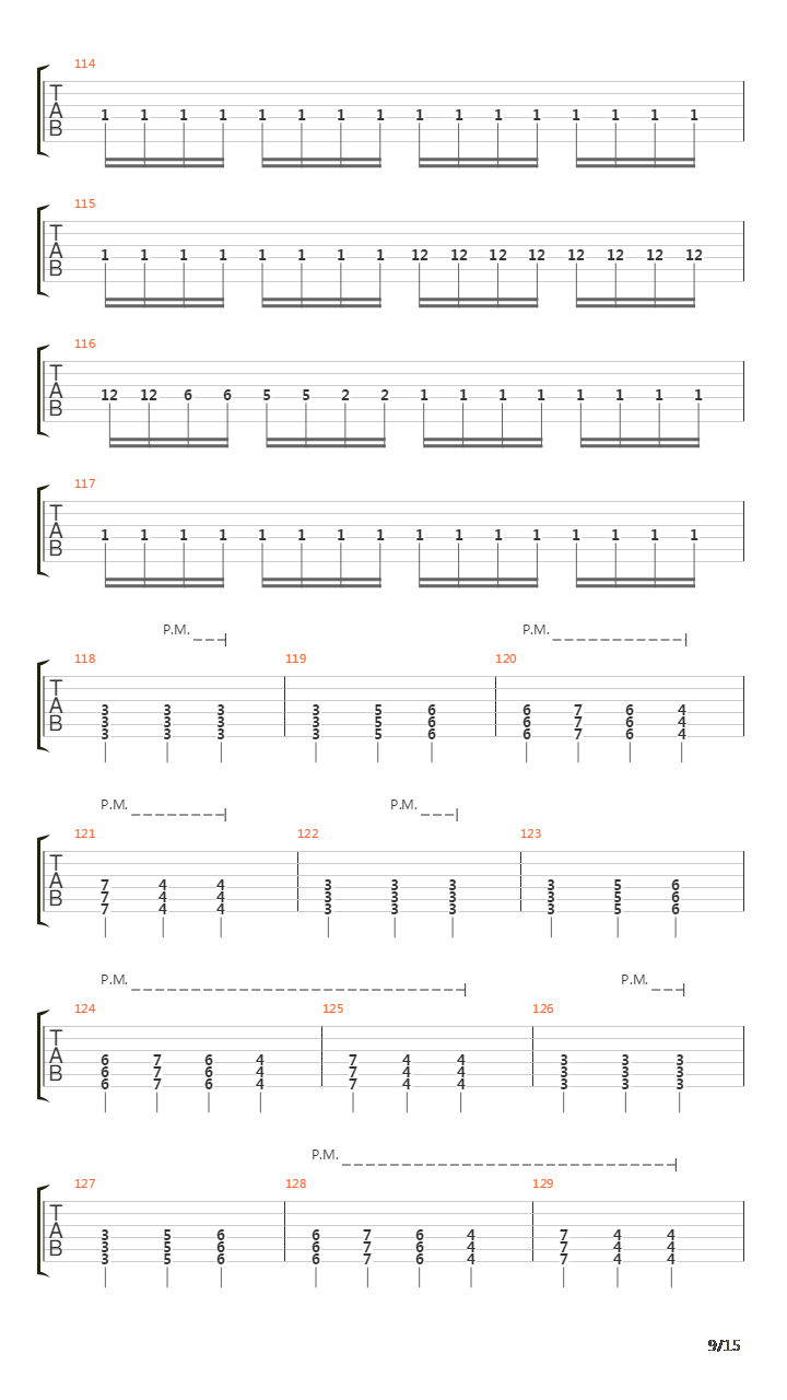 Sarcophagic Frenzy吉他谱