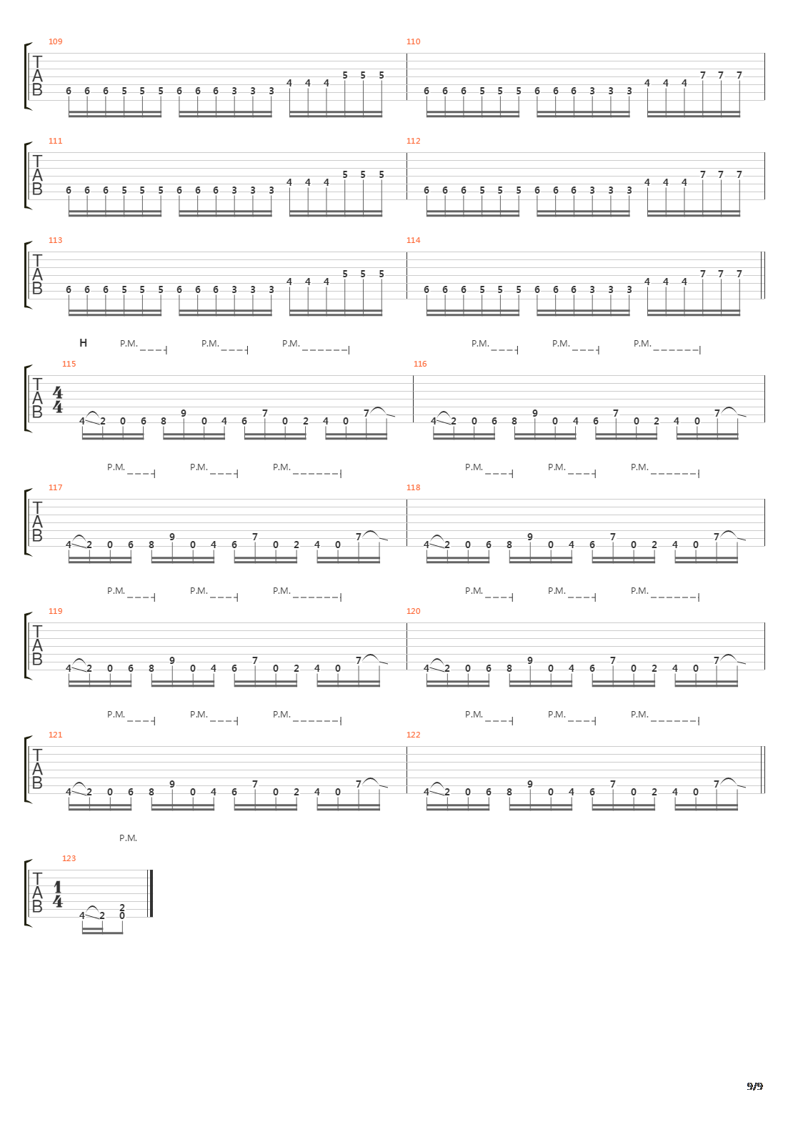 The Bloodlands吉他谱