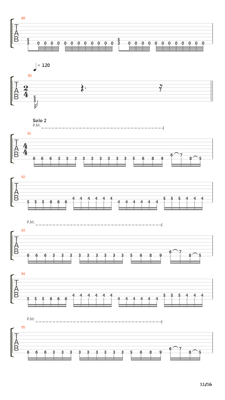 The Bloodlands吉他谱