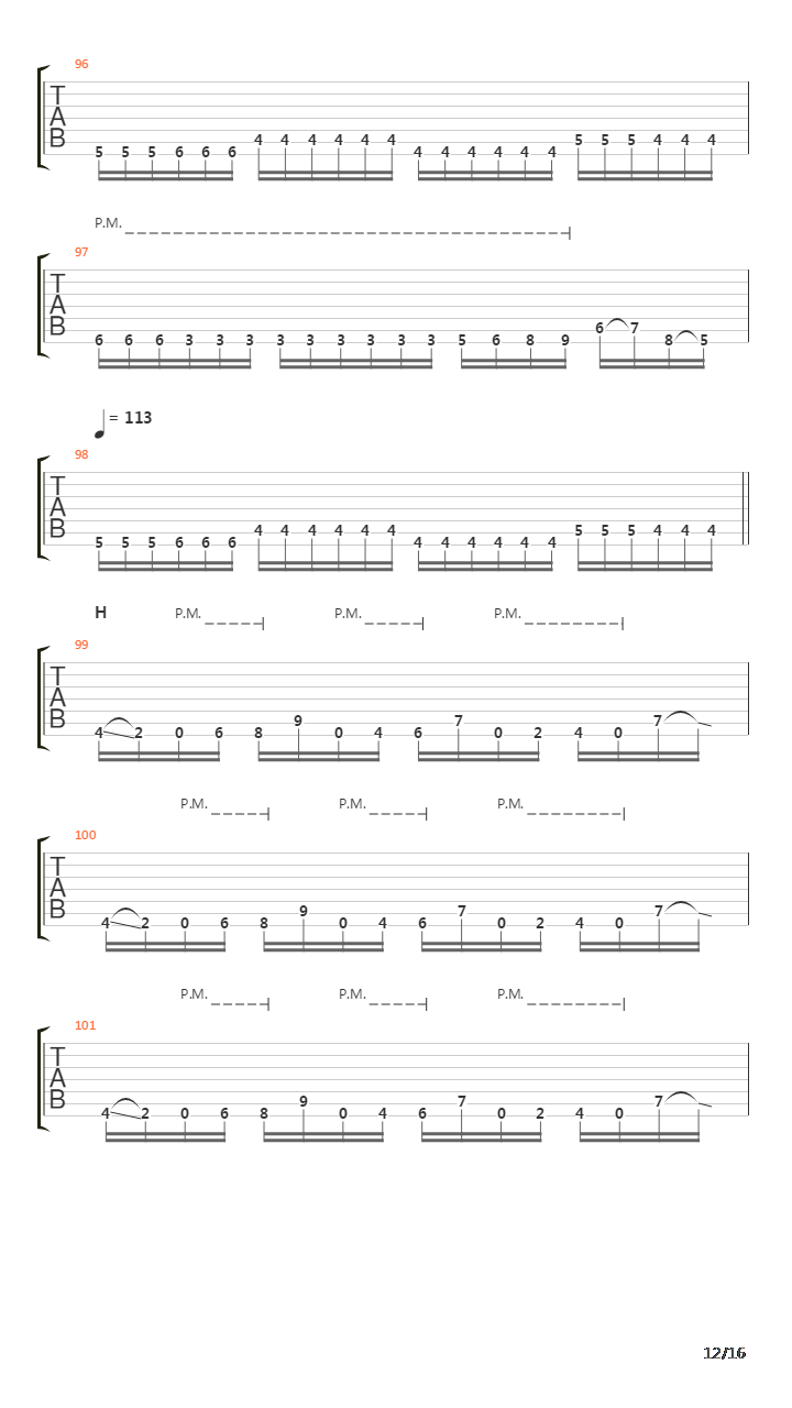 The Bloodlands吉他谱