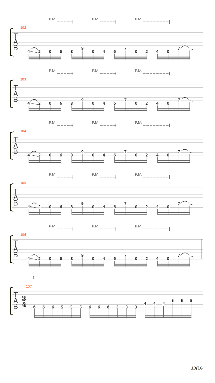 The Bloodlands吉他谱